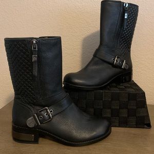 Vince Camuto Black Leather Boot